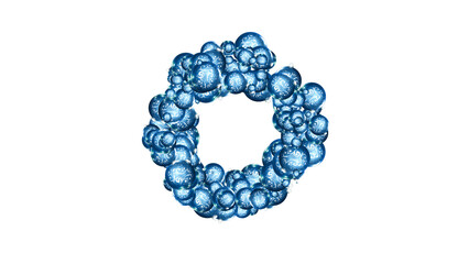 Christmas tree decoration toy round frame, abstract design element portal, dot and particle shape for blend mode, isolated dot and particle light effect.