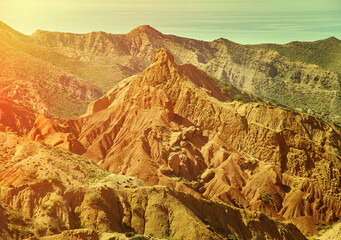 Fairy Tale Canyon, Kyrgyzstan.