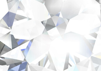 Realistic diamond texture close up, Design wallpaper. 3D rendering