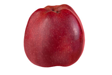 Red chief apple isolated on transparent background.
