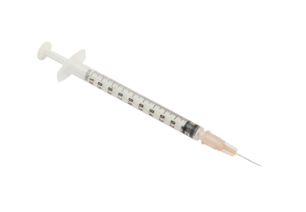 empty syringe on transparent background png file