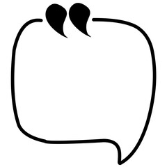Quote Doodle Icon 