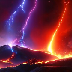Lava Plateau With Lightning 01
Created with a Generative Ai Technology