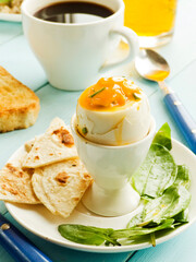 Morning boiled egg