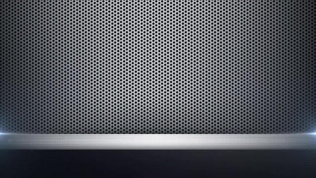 Abstract background technology and engineering concepts. Carbon fiber texture with moving basic geometry shape layered overlaps. with copy space