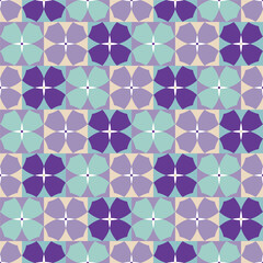 Abstract Retro Geometric Seamless Pattern Trendy Fashion Colors Perfect for Allover Fabric Print or Wrapping Paper Minimal Basic Chic Design