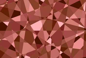 ピンクがかった茶色のバリエーションの直線分割のモザイク模様