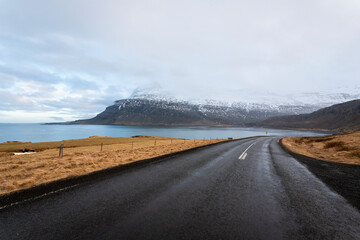 Landscape from a road in Iceland.