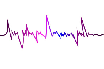 Abstract voice sound wave pattern element, Voice sound wave liens and audio technology background. Or heartbeat line icon background.