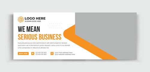Cryptocurrency business social media design facebook cover template web banner template