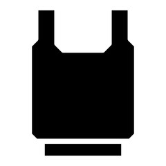 Obraz premium plastic bag glyph 