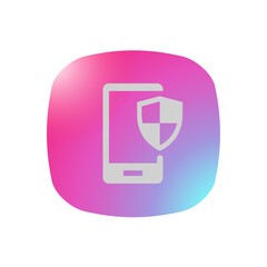 Mobile Security - Pictogram (icon) 
