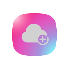 Add Cloud - Pictogram (icon) 
