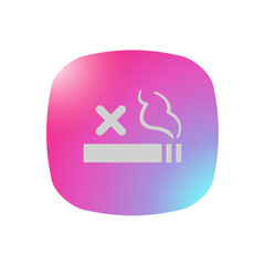 Smoking Prohibited - Pictogram (icon) 