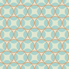 Abstract Retro Geometric Seamless Pattern Trendy Fashion Colors Perfect for Allover Fabric Print or Wrapping Paper Minimal Basic Chic Design