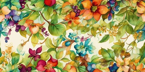 "A Riot of Colors" - watercolor and pencil illustrations for wedding stationary, greetings, wallpapers, fashion, backgrounds, wrappers, cards, printing, fabric.