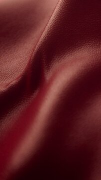 Seamless Infinite Loop Soft Leather in Crimson Red