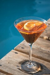 Cocktail au bord de l'eau