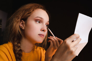 Obraz premium Home makeup