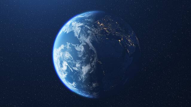Beautiful planet earth seen from space