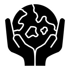Illustration of Save the Earth design Icon