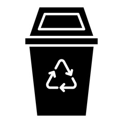 Illustration of Trash Bin design Icon