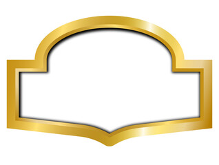 decorative frames banner label collection png transparent background transform Your designs with gold frame