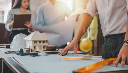 architect, blueprint, plan, project, engineer, professional, calculate, measurement, estate.