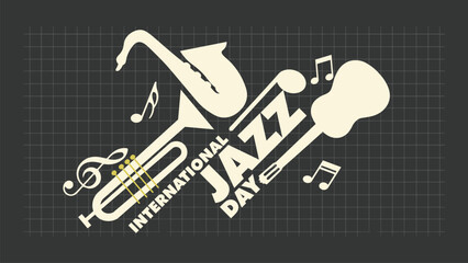 international jazz day poster design