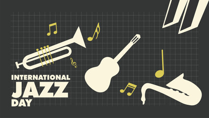 international jazz day poster design