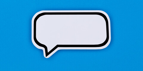 Speech bubble with copyspace copy space communication concept talking panorama