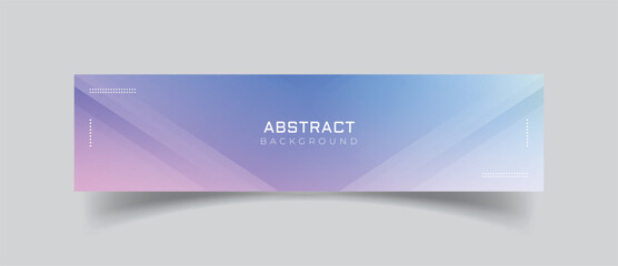 Linkedin banner with abstract background