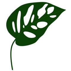 Green and purple leaf vector with SVG format for pattern design and wallpaper.