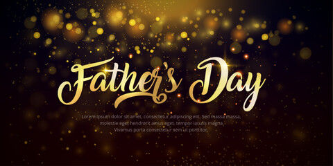 Father's day lettering symbol vector. Happy Father's day design lettering vector