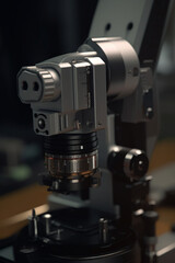 Fototapeta na wymiar microscope on a laboratory