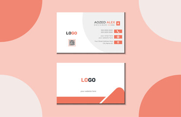 Futuristic Business card Design. Luxury And Futuristic Business Card Template. Flat And Modern Business Card Template. Corporate Visiting Card Template. 