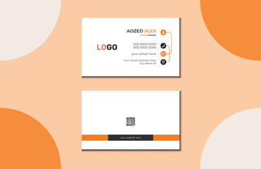Futuristic Business card Design. Luxury And Futuristic Business Card Template. Flat And Modern Business Card Template. Corporate Visiting Card Template. 
