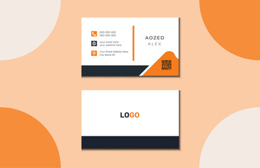 Template for business card. Luxury business card. Modern business card template.
