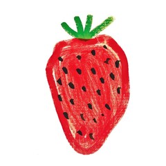 Strawberry isolated on white.