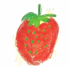 Strawberry isolated on white.