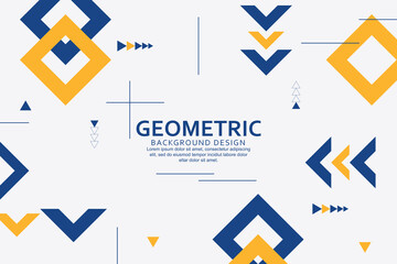 Abstract geometric shape background design