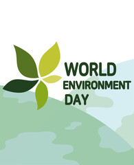 world environment day illustration and Logo
,세계 환경의날 일러스트와 로고