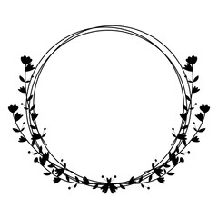 Leaves Circle Frame