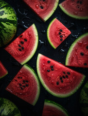 slices of watermelon