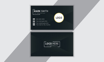 Really amazing double-sided creative and unique ornament business card design template. Business card for business and personal use.	