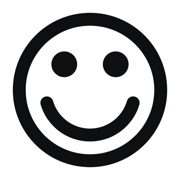 Naklejka smiley face emoji icon
