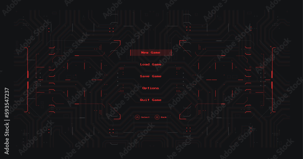 Poster sci-fi futuristic hud dashboard display virtual reality technology screen. gui elements for vr, ui d