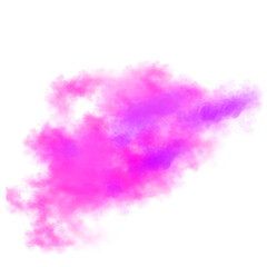 Fototapeta na wymiar Abstract artistic powder paint. Motion of abstract pink dust. purple smoke. Watercolor spot.