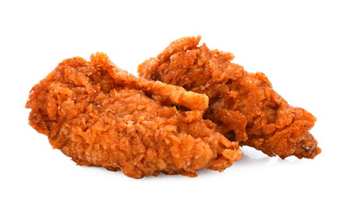 Fried chicken isolated .transparent png