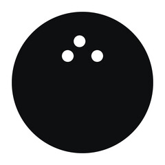 bowling ball icon